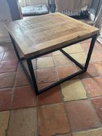 te koop 2 leuke mango hout tafeltjes, Ophalen, Minder dan 55 cm, Gebruikt, Vierkant