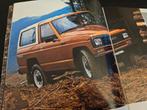 Brochure Nissan 4x4 oa Datsun Pick-up, Ophalen of Verzenden, Zo goed als nieuw, Nissan