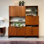 - Vintage wandmeubel •Pastoe• -, Huis en Inrichting, Gebruikt, ., 150 tot 200 cm, Ophalen of Verzenden
