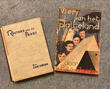 Twee oude leesboeken: Ruiter aan de Poort & Vier van 't Plat beschikbaar voor biedingen