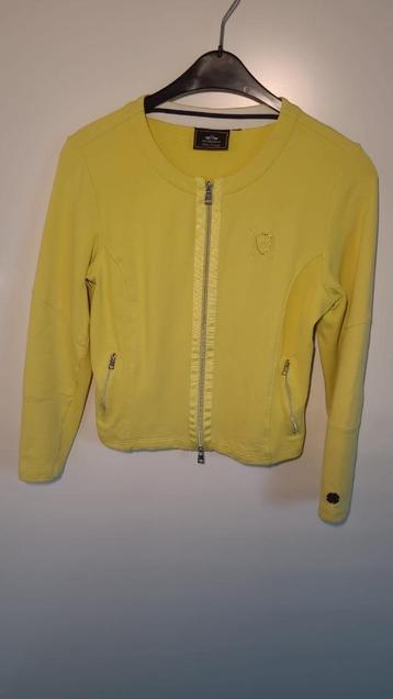 Heel leuk vest geel, met rits beschikbaar voor biedingen