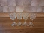 Set van 4 Antieke Kristallen Likeurglazen, Ophalen