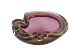 Barovier & Toso - Murano - asbak - glas - paars/roze - 60's, Antiek en Kunst, Ophalen of Verzenden