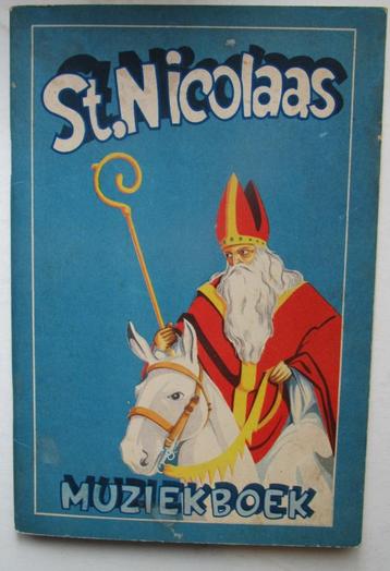 boek Sinterklaas muziekboek met prenten beschikbaar voor biedingen