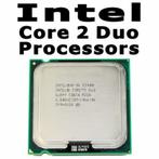 Intel Socket 775 | Core 2 Duo C2D Processoren 1.80-3.16 Ghz, 2-core, Gebruikt, Ophalen of Verzenden, 3 tot 4 Ghz
