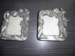 twee tin-look fotolijstjes met druiven, Audio, Tv en Foto, Ophalen of Verzenden, Zo goed als nieuw