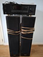 Yamaha RX-V463 receiver en Rogers speakers - Werkt prima!, Ophalen, Gebruikt, Stereo, Yamaha