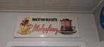 Mokafina reclame bord mancave cafe koffiebar, Ophalen, Zo goed als nieuw, Reclamebord