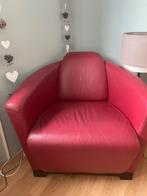 Rood lederen fauteuil, Gebruikt, Ophalen