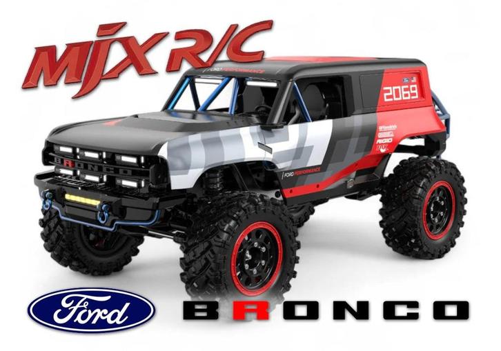 MJX H12P Ford Bronco Brushless 1/12 Crawler - Met Garantie, Hobby en Vrije tijd, Modelbouw | Radiografisch | Auto's, Nieuw, Auto offroad