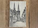 D450 Oude ansichtkaart Deventer : Bergkerk Deventer, Ophalen of Verzenden, Ongelopen, Overijssel