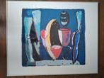 La Luna ingelijste gesigneerde zeefdruk Piet Warffemius 1989, Antiek en Kunst, Kunst | Litho's en Zeefdrukken, Ophalen