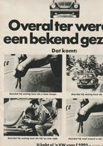 Retro reclame 1972 Volkswagen Kever auto bekend gezicht, Verzenden, Overige typen