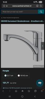 Grohe Eurosmart Keukenkraan - Nieuw in Doos, Ophalen of Verzenden, Nieuw, Chroom, Kraan