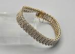 Gouden Vintage armband met 200 diamant ca: 6.00 ct. 2025/368, Sieraden, Tassen en Uiterlijk, Armbanden, ., Ophalen of Verzenden
