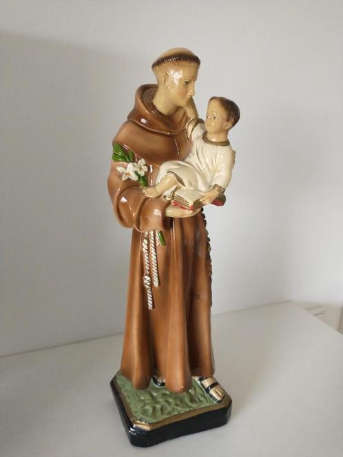 Beeld Heilige Antonius van Padua 41 cm ALLEEN OPHALEN, Antiek en Kunst, Antiek | Religie, Ophalen