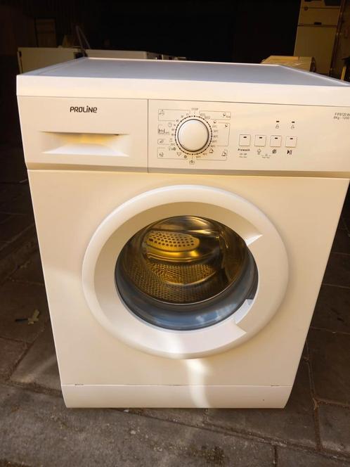 Wasmachine Proline 8 kg, Witgoed en Apparatuur, Wasmachines, Zo goed als nieuw, Voorlader, 8 tot 10 kg, 85 tot 90 cm, 1200 tot 1600 toeren