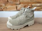 Palladium Pallabase Twill boots ZGAN! maat 41 met rits beige, Beige, Lage of Enkellaarzen, Palladium, Ophalen of Verzenden