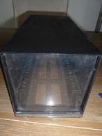 In goede staat: zwarte CD opbergbox voor 20 CD's, Huis en Inrichting, Woonaccessoires | Cd- en Dvd-rekken, Kunststof, Gebruikt