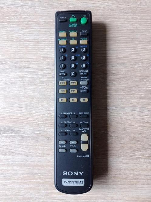 Sony rm-u185 afstandsbediening origineel av-system 2, Audio, Tv en Foto, Afstandsbedieningen, Gebruikt, Origineel, Receiver of Versterker