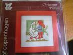 NIEUW Borduurpakketje Christmas Picture. Verkoop DMC Garens, Ophalen of Verzenden, Nieuw, Handborduren, Borduurpakket