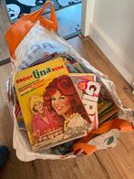 Tas vol strips: Donald Duck, Tina, Noortje, Girl, Boeken, Meerdere stripboeken, Ophalen, Gelezen