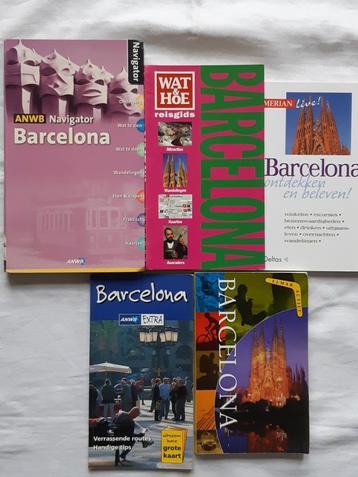 SPANJE: Barcelona reisgids (5x) ANWB KOSMOS ELMAR DELTAS beschikbaar voor biedingen