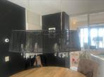 Mooie zwarte ovale eettafel lamp, Ophalen, Zo goed als nieuw, Mooi