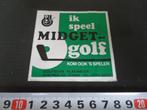 sticker Venray Golfbaan VLAKWATER Ik speel Midgetgolf, Ophalen, Zo goed als nieuw, Bedrijf of Vereniging