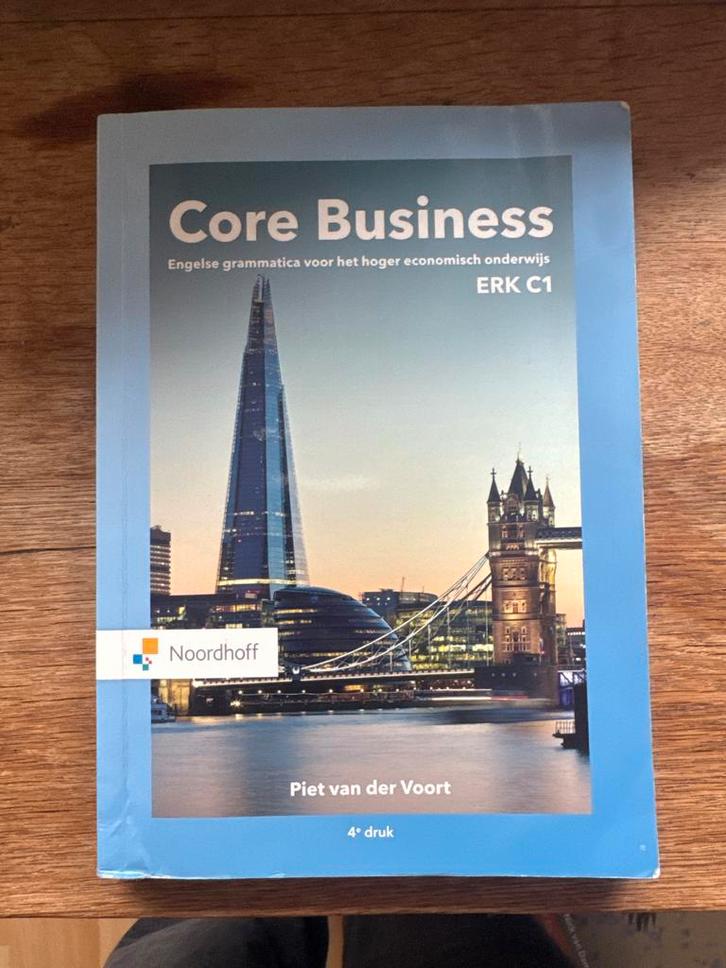 Core Business - Engels Grammatica ERK C1, Boeken, Studieboeken en Cursussen, Zo goed als nieuw, HBO, Alpha, Ophalen of Verzenden