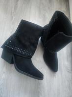 Leuke nieuwe cowboylaarsjes, zwart met strass, maat 38, Kleding | Dames, Schoenen, Zwart, Lage of Enkellaarzen, Nieuw, Ophalen of Verzenden