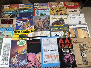 Stripboeken 26 Albums.  Zie voor de titels de foto's. Een pa beschikbaar voor biedingen