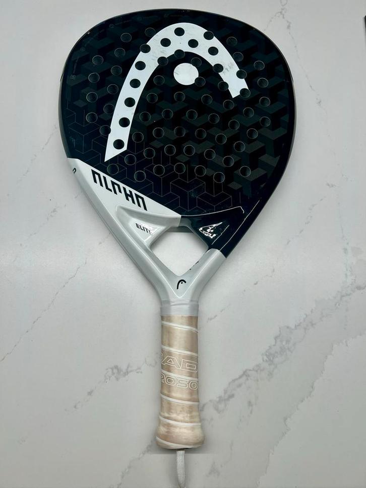 Head Alpha Elite Padelracket - Zo goed als nieuw, Sport en Fitness, Tennis, Zo goed als nieuw, Racket, Head, L3, Ophalen of Verzenden