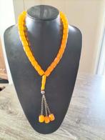 Oude amber tesbith ketting, Sieraden, Tassen en Uiterlijk, Antieke sieraden, Overige materialen, Ketting, Verzenden