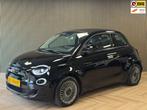 Fiat 500e C Icon 42kWh CAMERA NAVIGATIE APPLE CARPLAY STOELV, Auto's, Fiat, Stof, 4 stoelen, Zwart, Grijs