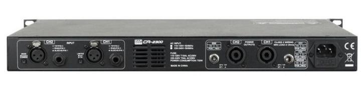 DAP CA-2300 class D eindversterker 2x450W RMS bij 2 Ohm!!!, Muziek en Instrumenten, Versterkers | Keyboard, Monitor en PA, Zo goed als nieuw