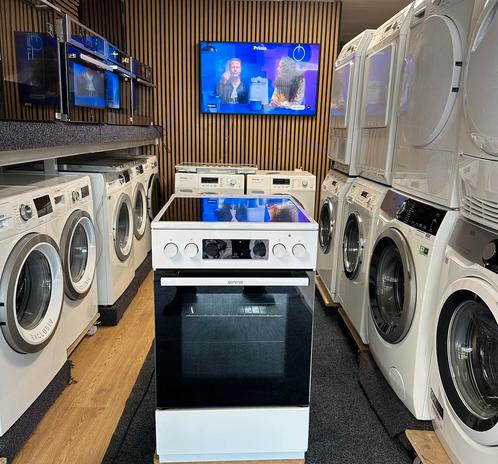 GORENJE KERAMISCH FORNUIS 70L 50CM GECS5C71WPEOT VRIJSTAAND, Witgoed en Apparatuur, Fornuizen, Nieuw, Vrijstaand, Keramisch, 4 kookzones