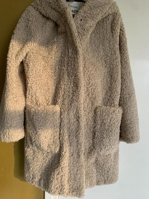 Dames mantel Giacomo teddy, Kleding | Dames, Jassen | Winter, Zo goed als nieuw, Maat 42/44 (L), Beige, Ophalen