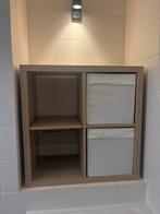 Nette IKEA Kallax kast met mandjes, Ophalen, Met plank(en), Zo goed als nieuw, Minder dan 100 cm