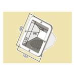 Inbouw kast met deksel - 200x165mm. € 14,95., Watersport en Boten, Ophalen of Verzenden, Nieuw, Overige typen