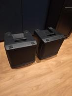 Mackie DLM12 speakers 2x incl standaard, Gebruikt, 120 watt of meer, Front, Rear of Stereo speakers, Ophalen