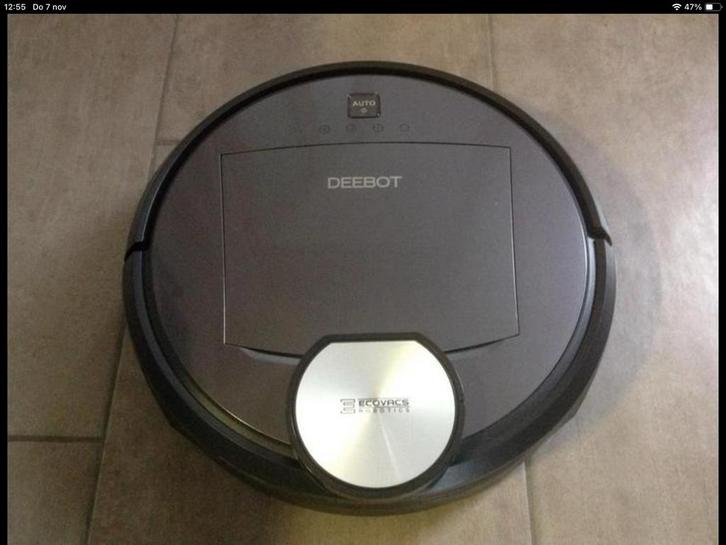 Robot stofzuiger deebot ecovacs met dweilfunctie, Witgoed en Apparatuur, Stofzuigers, Nieuw, Minder dan 1200 watt, Ophalen