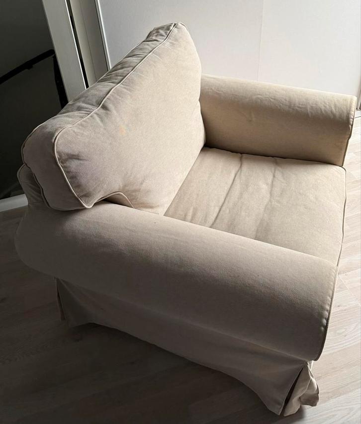 IKEA Ektorp Fauteuil - Comfortabel!, Huis en Inrichting, Fauteuils, Gebruikt, Stof, 75 tot 100 cm, Ophalen of Verzenden