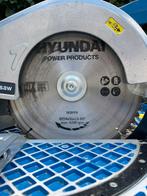 Hyundai zaagtafel/ afkortzaag, Doe-het-zelf en Verbouw, Gereedschap | Zaagmachines, Cirkelzaag, Ophalen of Verzenden, Zo goed als nieuw