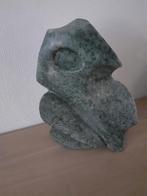 Beeld van speksteen "Uil", Antiek en Kunst, Kunst | Beelden en Houtsnijwerken, Ophalen of Verzenden