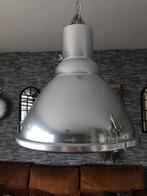 Mooie zilveren plafond lamp, Glas, Ophalen of Verzenden, Zo goed als nieuw