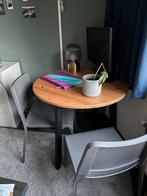 IKEA Teodores Stoelen - Grijs - Set van 3, Ophalen, Kunststof, Gebruikt, Twee