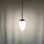 OPRUIMING vintage art deco stijl hanglamp menhir brons opaal, Huis en Inrichting, Lampen | Hanglampen, Gebruikt, Art deco, Glas