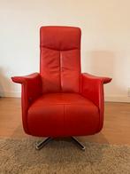 Relaxfauteuil , rode design relax fauteuil stoel De toekomst, Huis en Inrichting, 75 tot 100 cm, Leer, Ophalen of Verzenden, Moderne