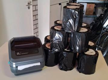 Zebra GK420d Labelprinter – Incl. 13 rollen, adapter en USB beschikbaar voor biedingen